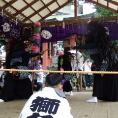 令和６年度　神獅子舞　柴又八幡神社