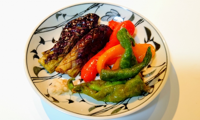 夏野菜の揚げびたし