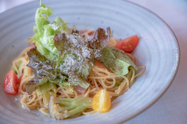 野菜サラダスパゲティ